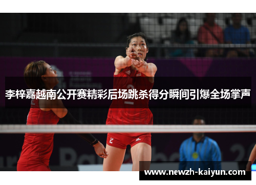 李梓嘉越南公开赛精彩后场跳杀得分瞬间引爆全场掌声